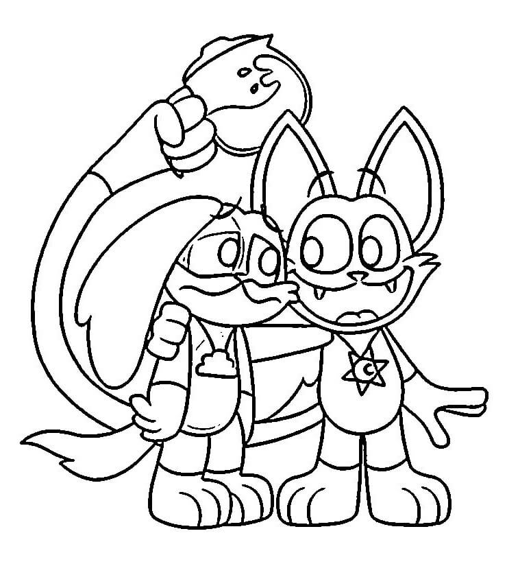 Smiling Critters per Bimbi di 4 Anni da colorare