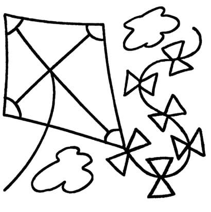 Stampabile Aquilone Omaggio da colorare