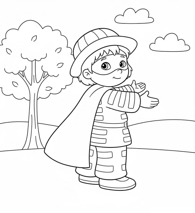 Stampabile Gratis Brighella da colorare