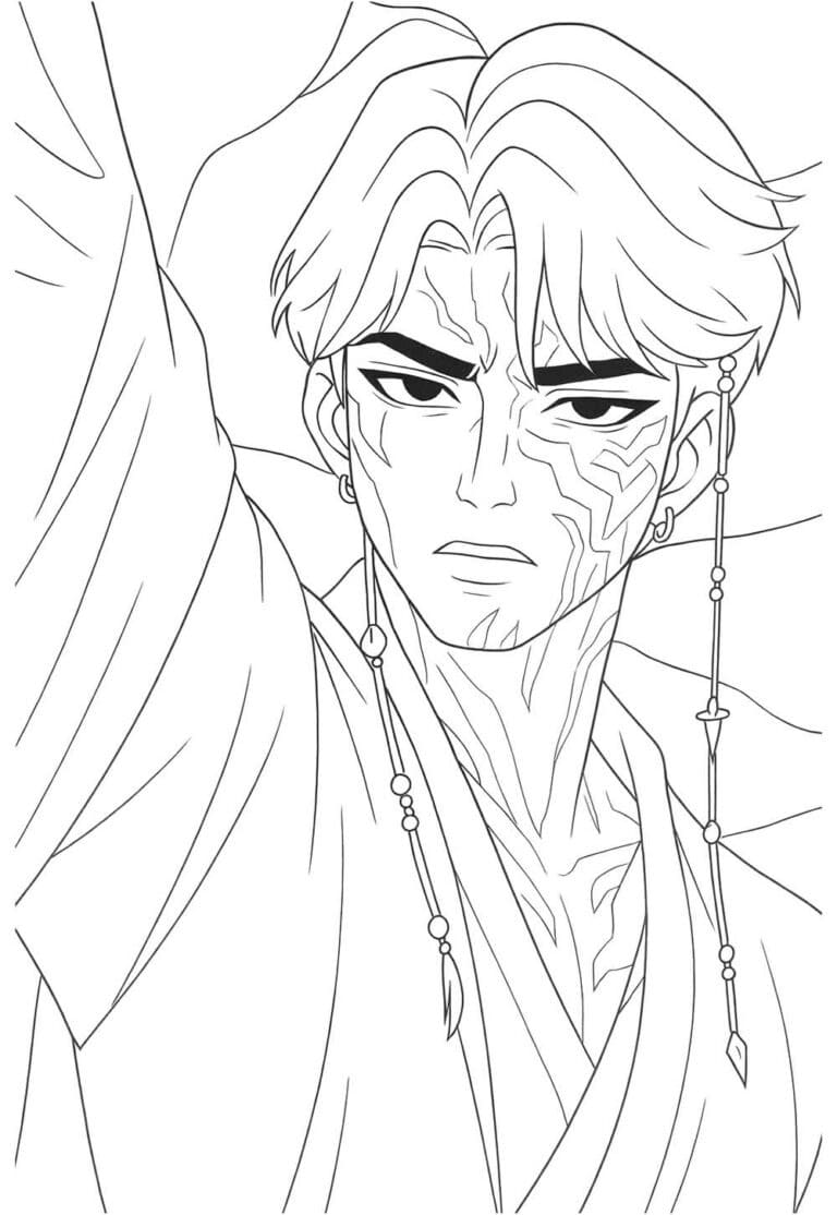 Stampabile Saja Boys Omaggio da colorare