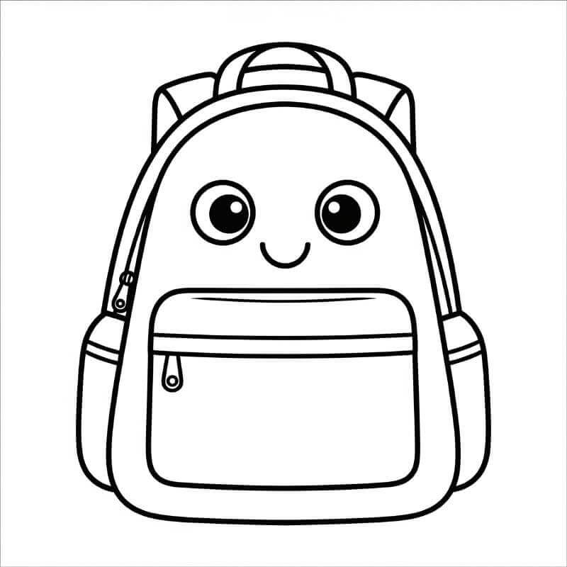 Stampabile Zaino Omaggio da colorare