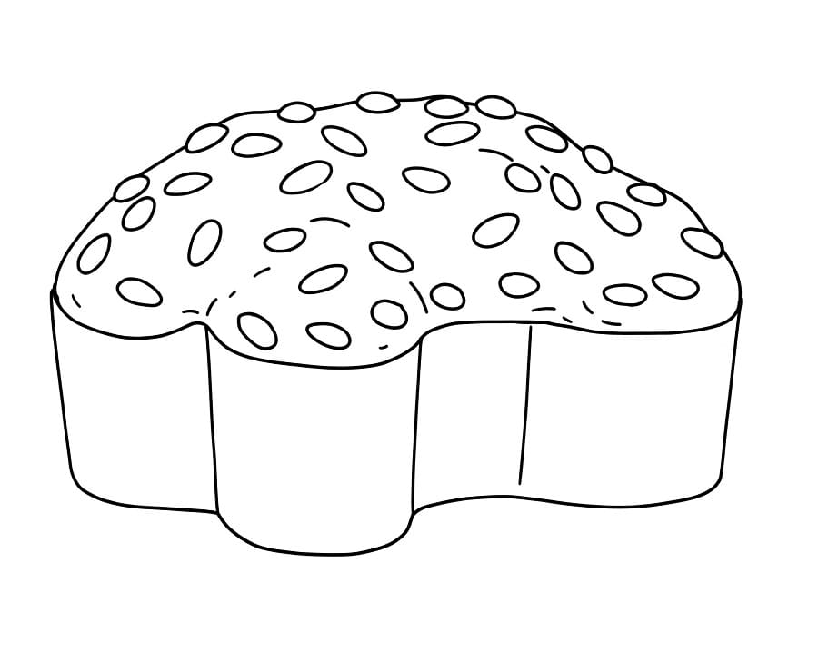 Torta Gratuita da colorare