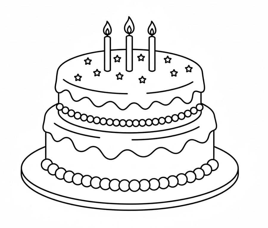 Torta Perfetta da colorare