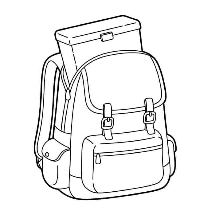 Zaino (2) da colorare