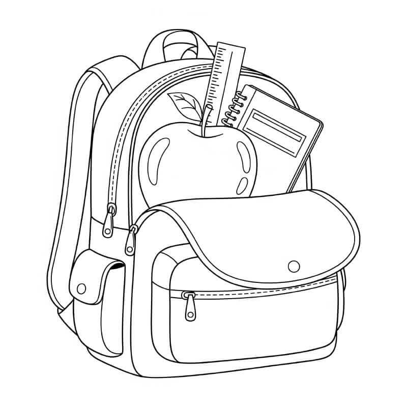 Zaino (4) da colorare