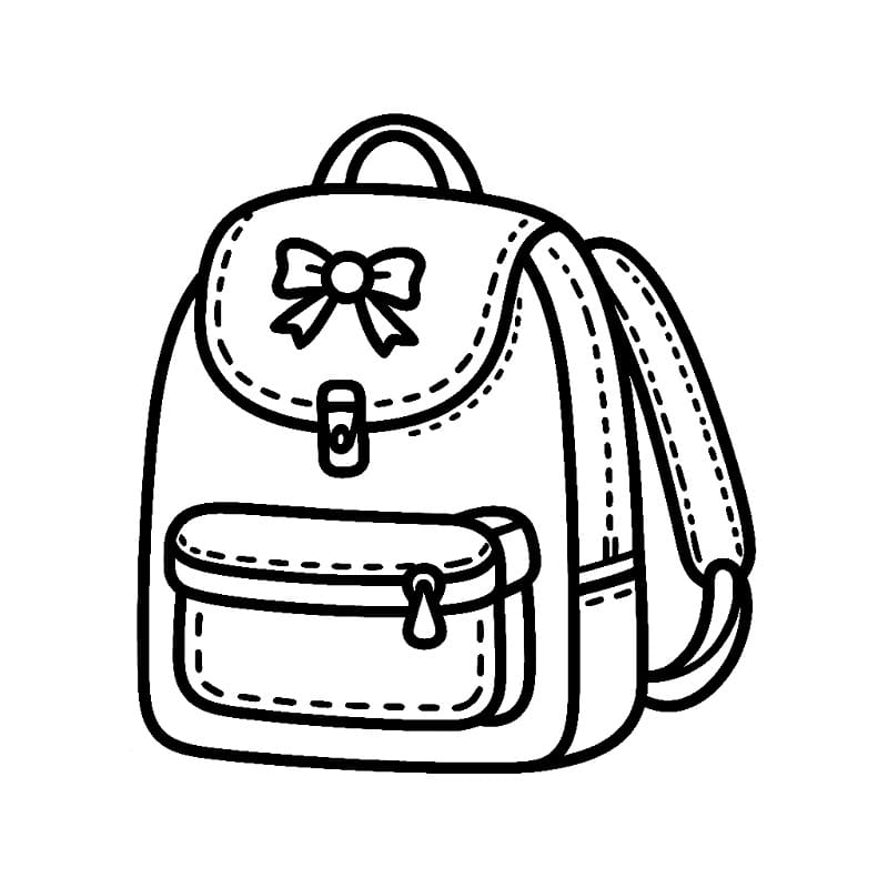 Zaino Elegante da colorare