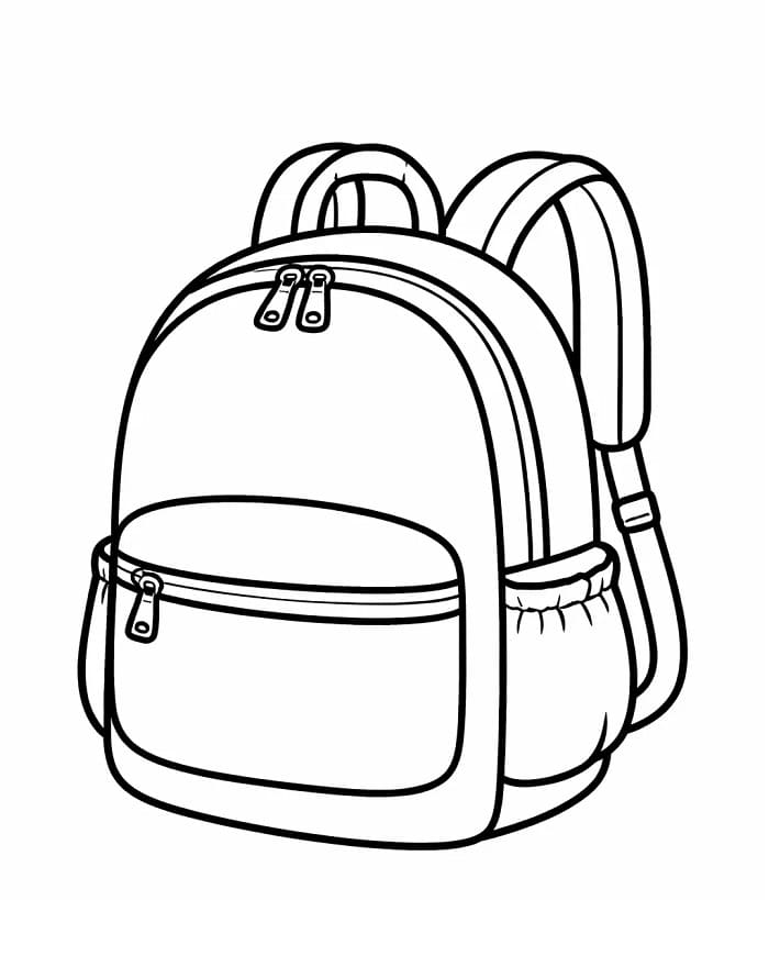Zaino Facile da colorare