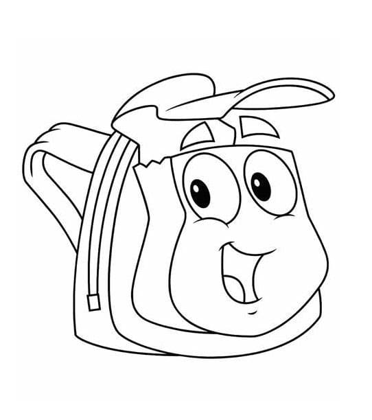 Zaino Studentesco da colorare