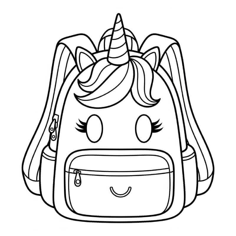 Zaino per Bimbi di 4 Anni da colorare
