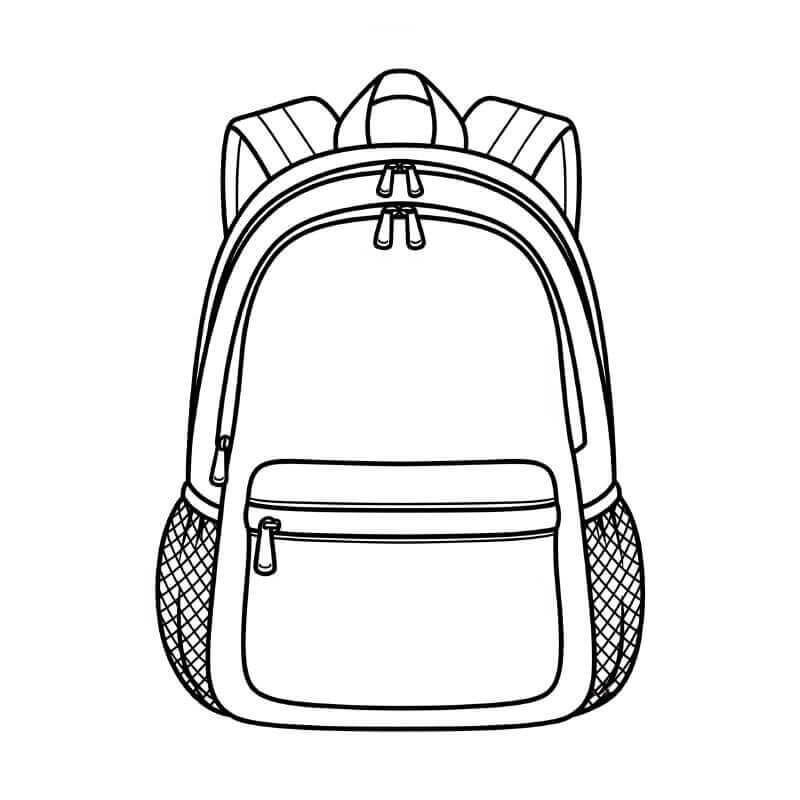 Zaino per Bimbi di 5 Anni da colorare