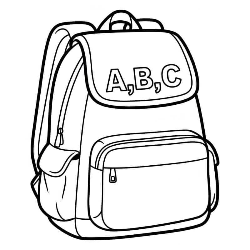 Zaino per Bimbi di 6 Anni da colorare