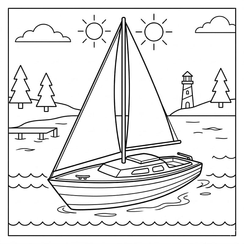 Barche da colorare