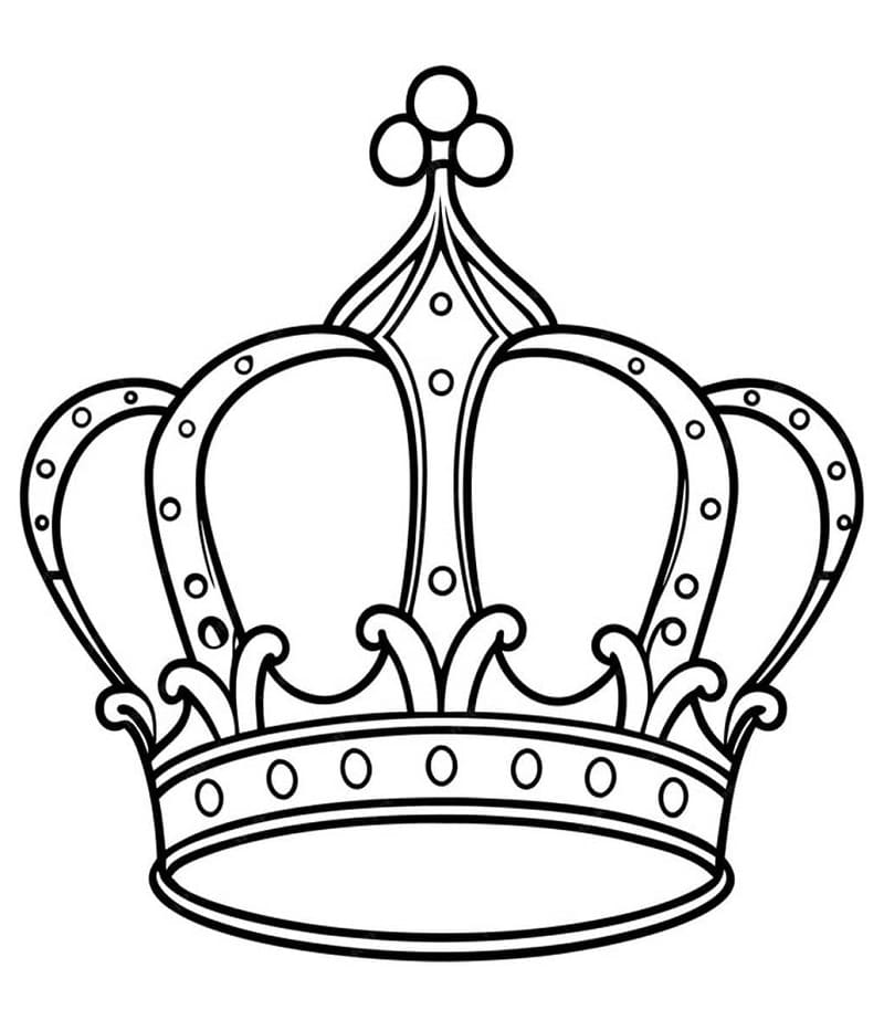 Corona da colorare