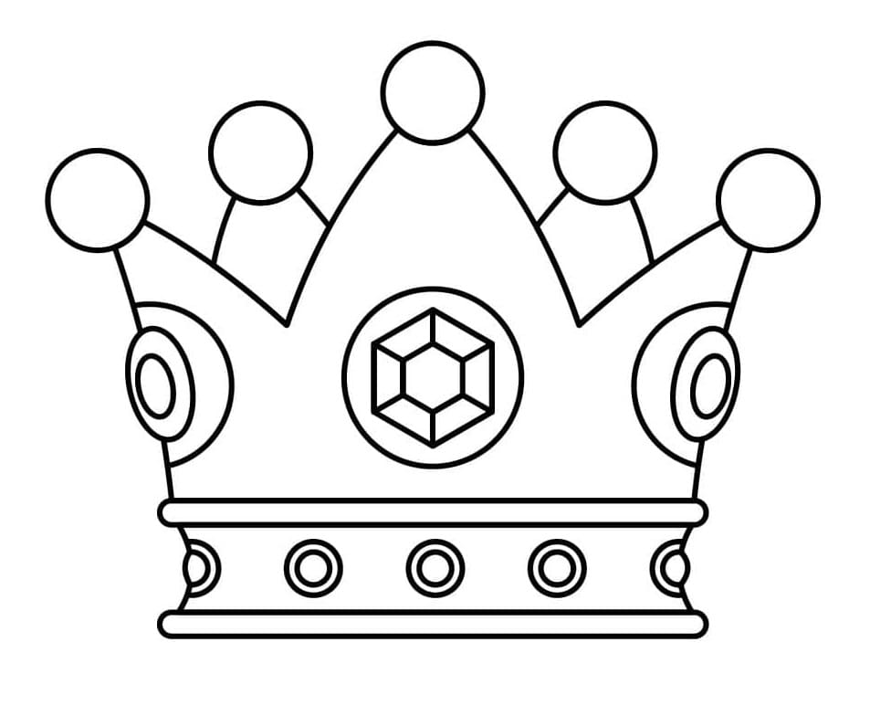 Corona Splendida da colorare