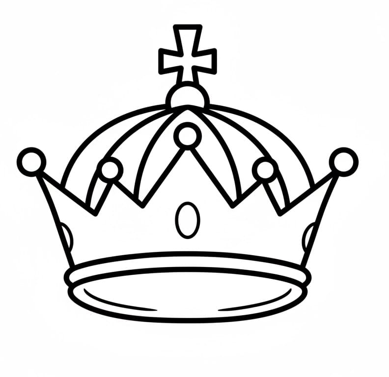 Corona Tenerissima da colorare