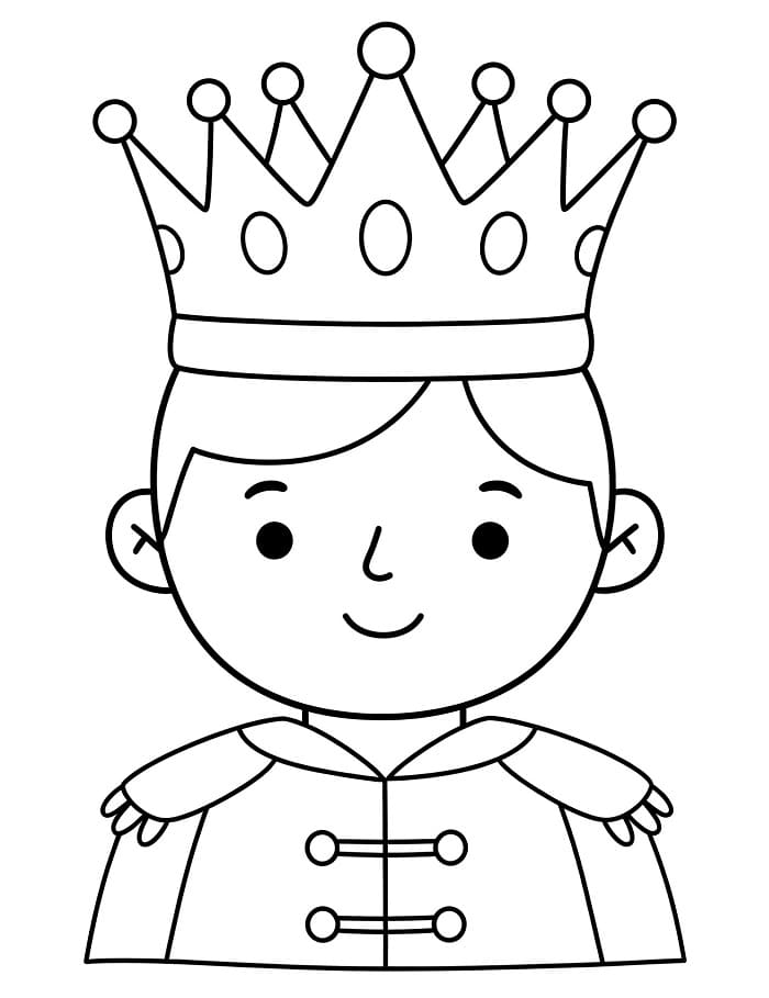 Corona da Stampare da colorare