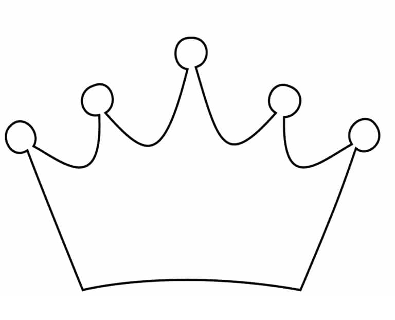 Corona per Bimbi di 5 Anni da colorare