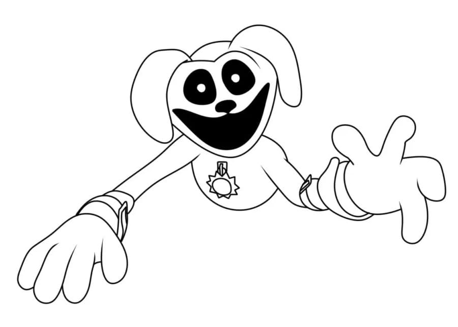 Dogday Semplice da colorare