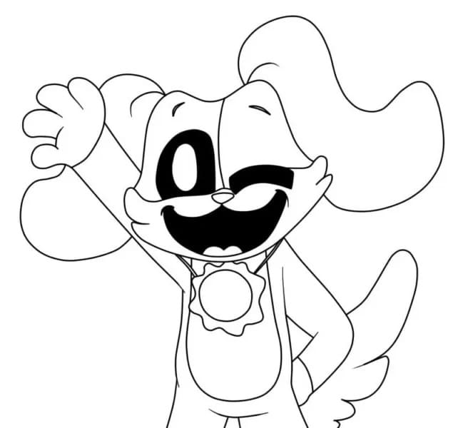 Dogday dei Smiling Critters da colorare