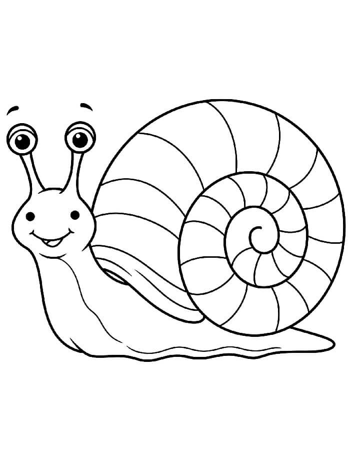 Gratis Immagine Lumaca da colorare