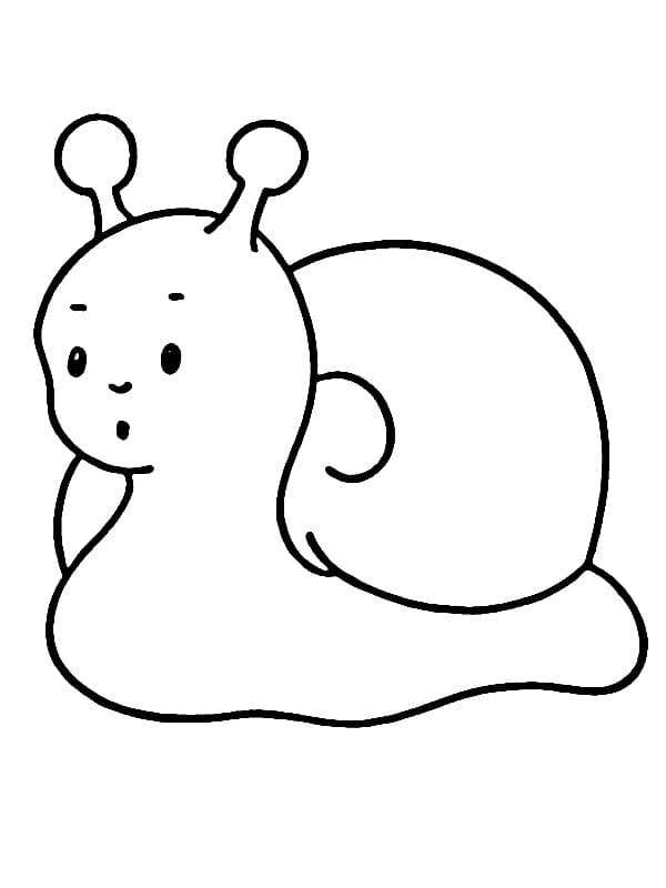 Lumaca Gratuita da colorare