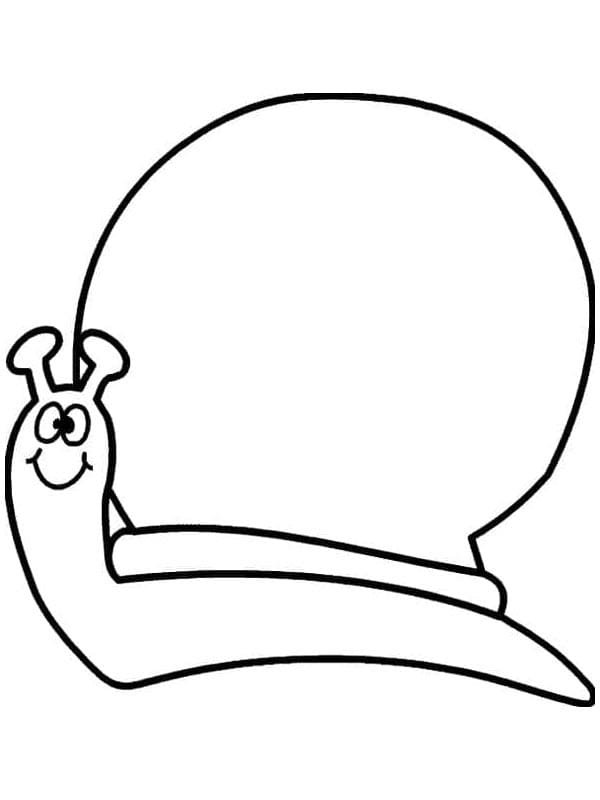 Lumaca Stampabile da colorare