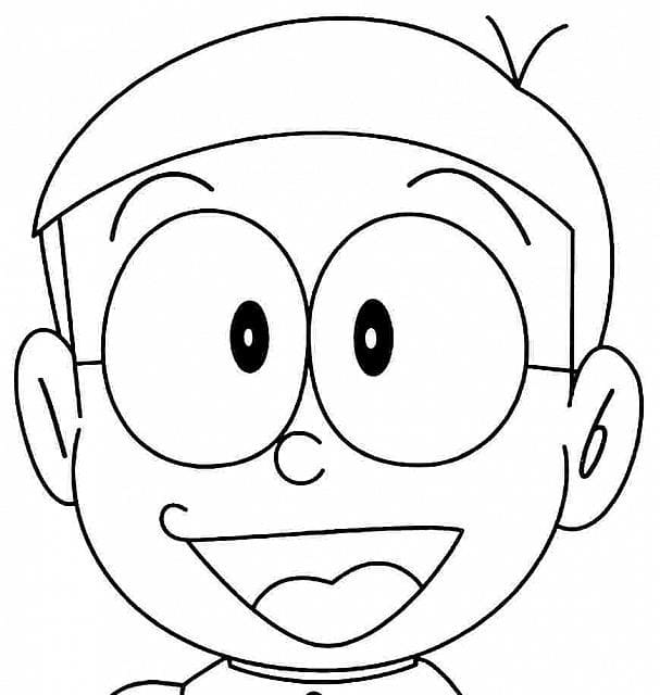 Nobita Felice da colorare