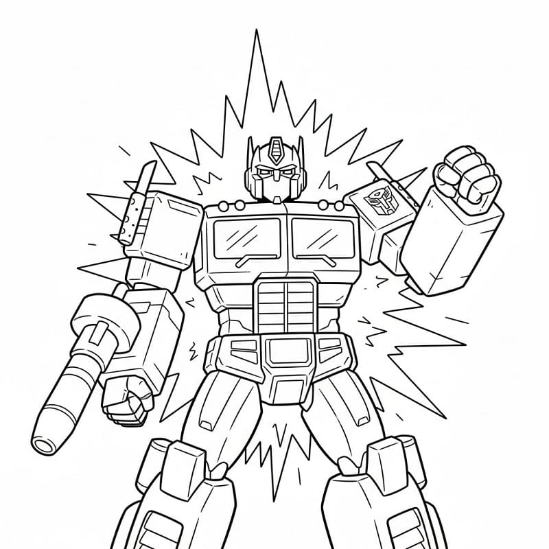 Optimus Prime Gratuito da colorare