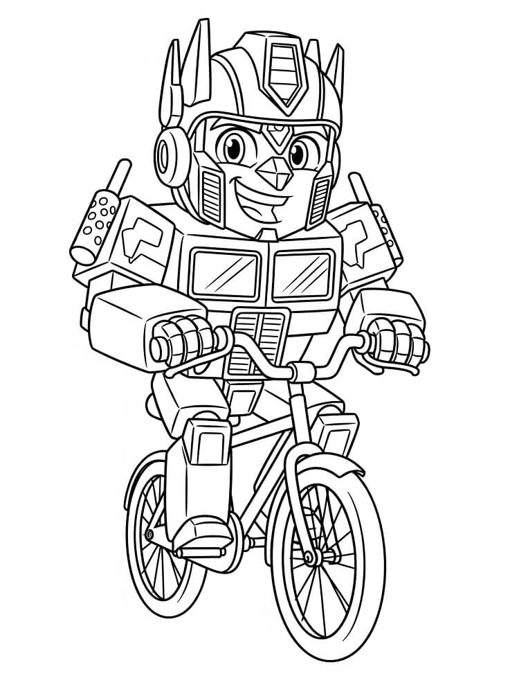 Optimus Prime Stampabile per Bambini da colorare