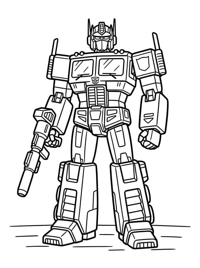 Optimus Prime da Transformers da colorare