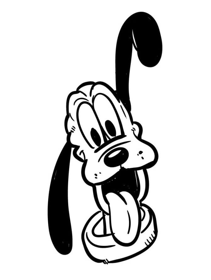 Pluto Animato da colorare