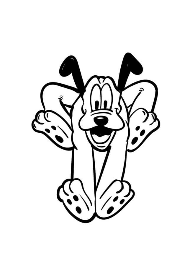Pluto Disney da colorare
