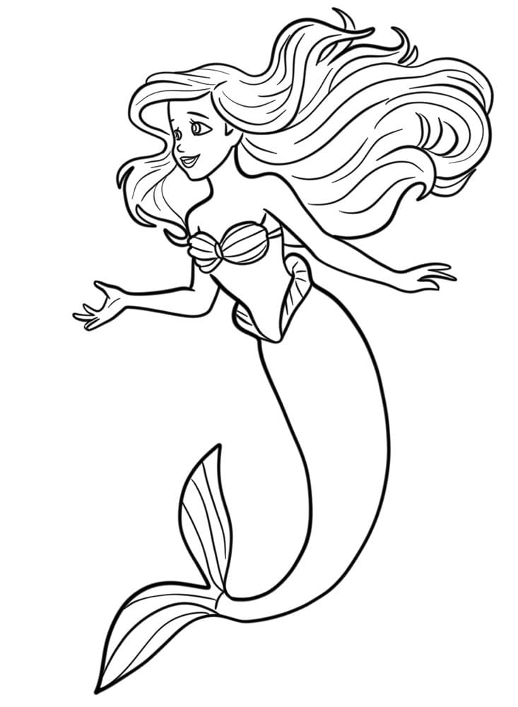 Principessa per Bimbi di 2 Anni da colorare