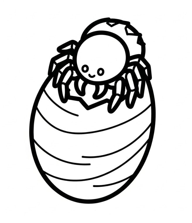 Ragno Piccolo da colorare