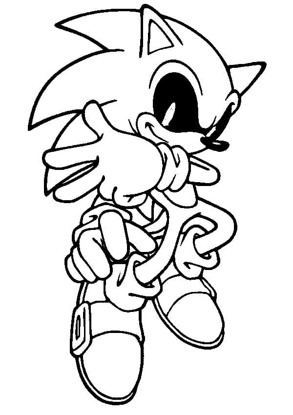 Sonic Exe per Bimbi da colorare
