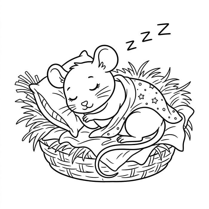 Stampa Topo da colorare