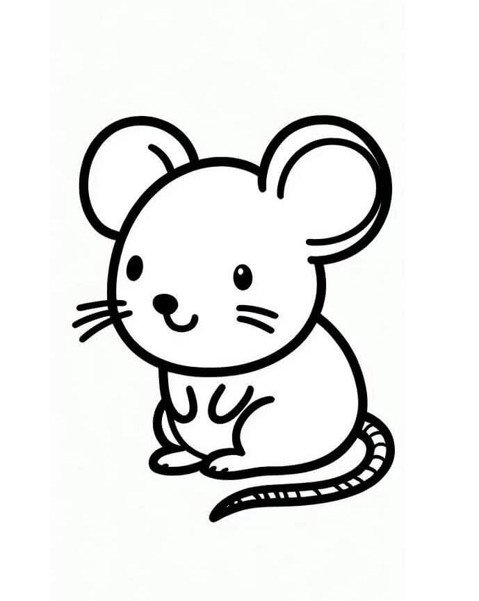 Stampabile Gratis Topo da colorare