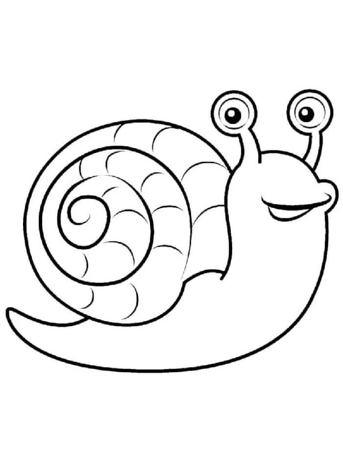Stampabile Lumaca Omaggio da colorare