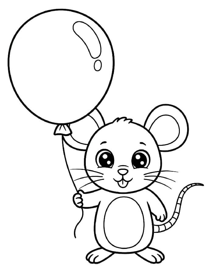 Stampabile Topo Omaggio da colorare