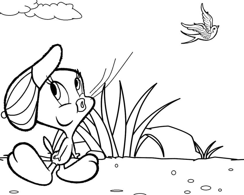 Titti Animata da colorare