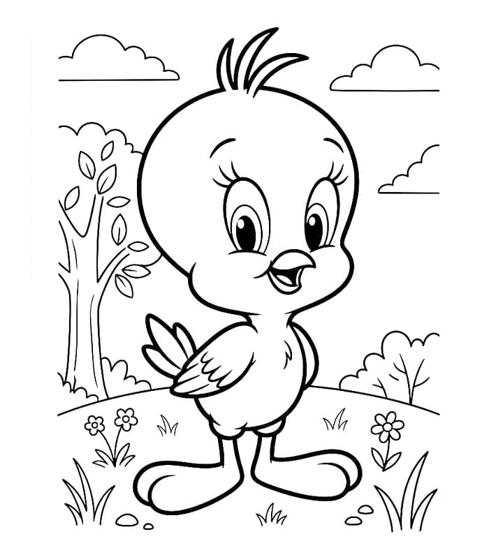 Titti Incantevole da colorare