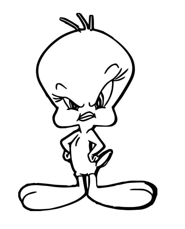 Titti nei Looney Tunes da colorare