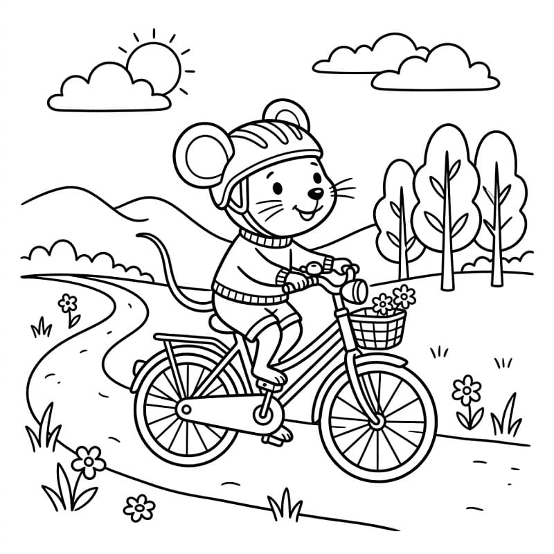 Topo Adorabile da colorare