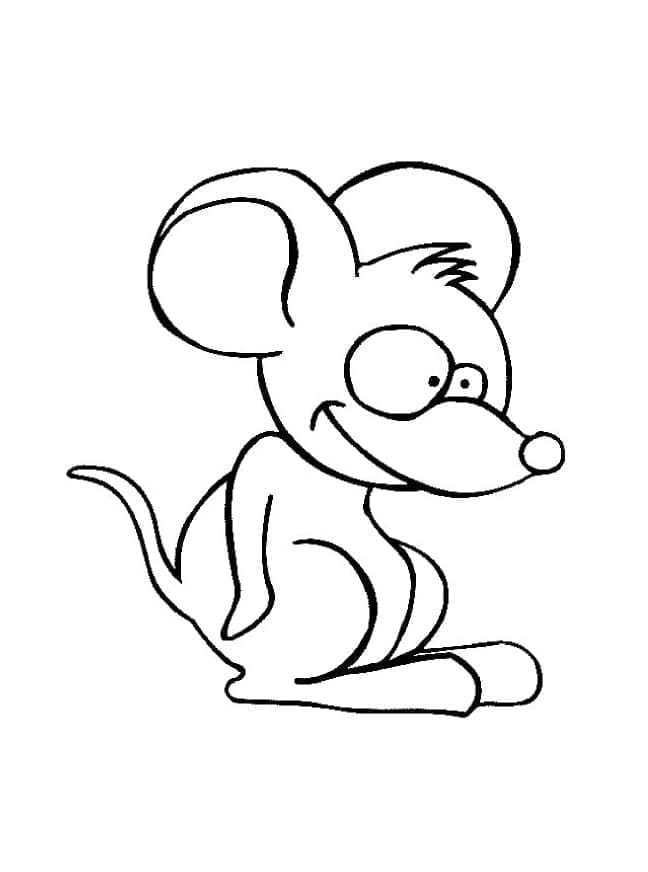 Topo Immagine Gratis da colorare