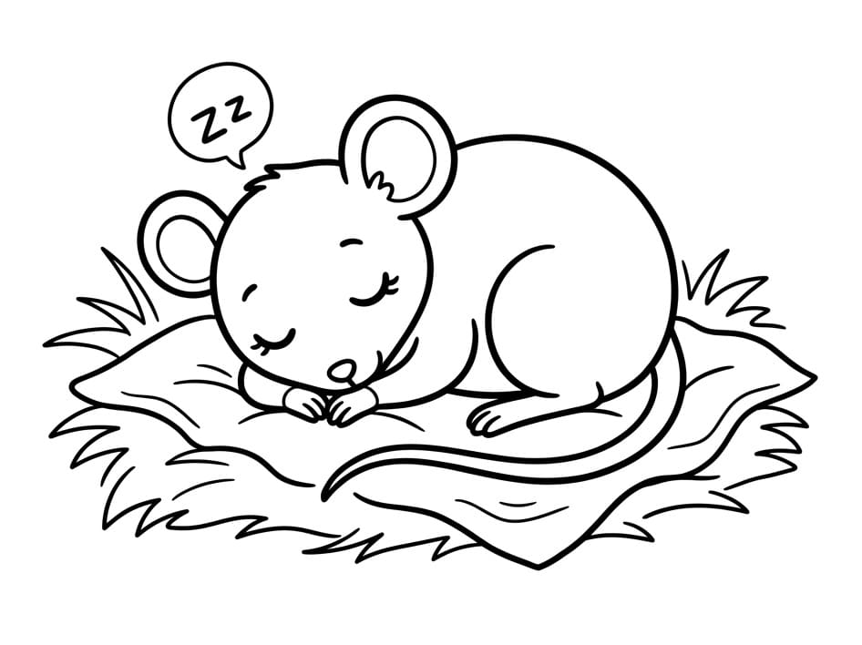 Topo Omaggio da colorare