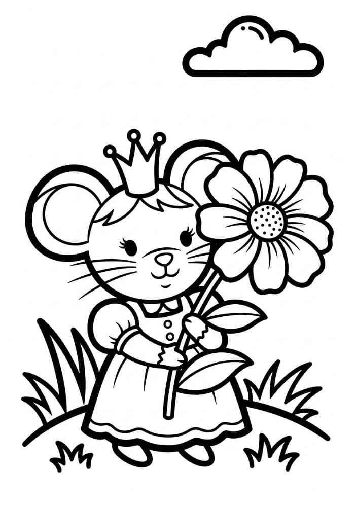 Topo Stampabile Gratis da colorare