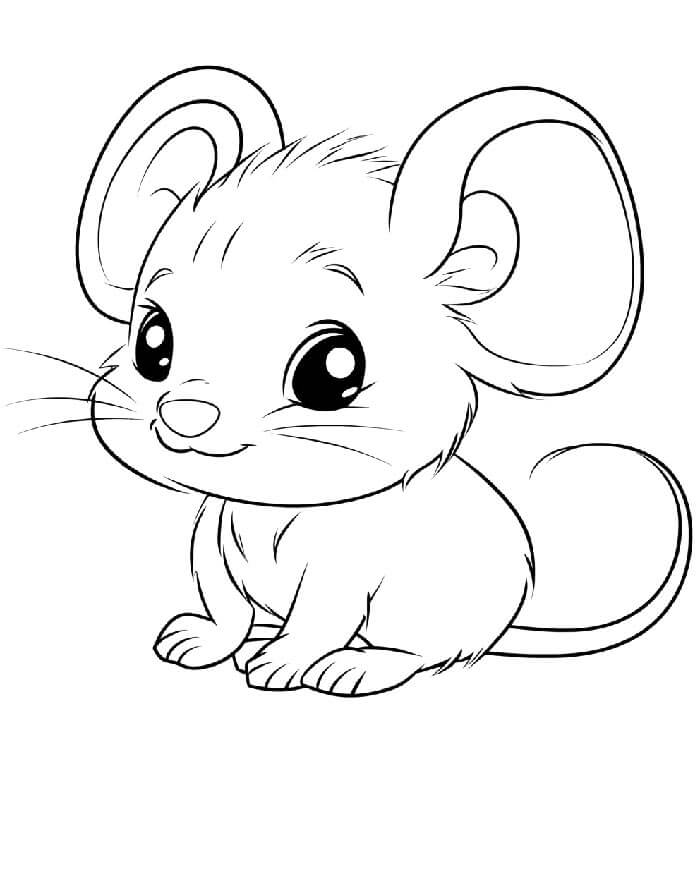 Topo per Bimbi di 1 Anno da colorare