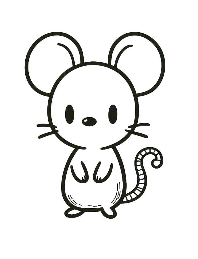 Topo per Bimbi di 2 Anni da colorare