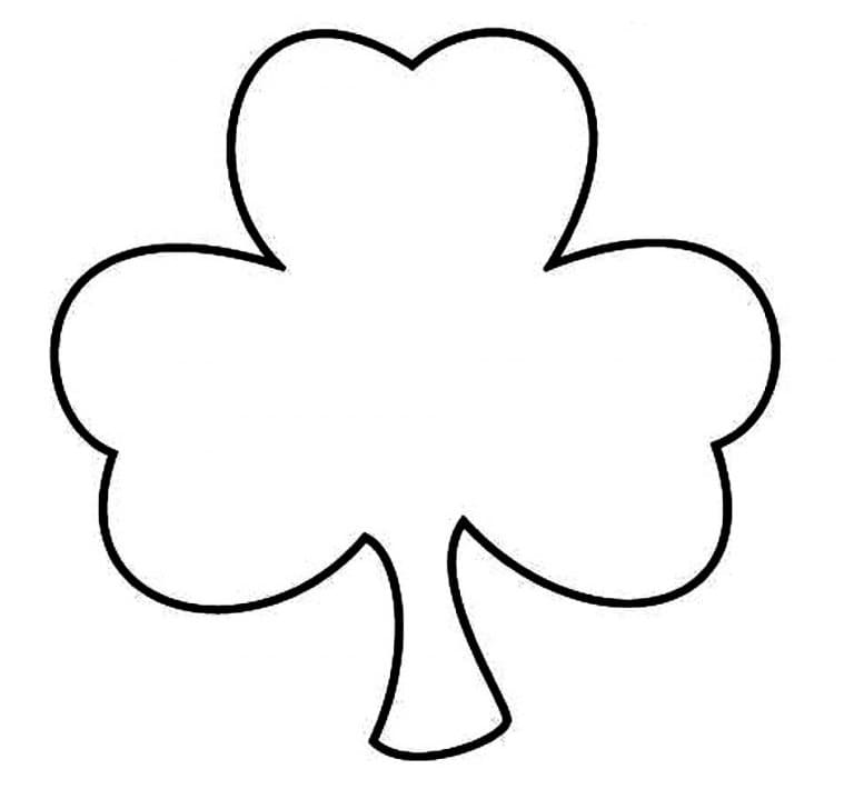 Trifoglio (1) da colorare