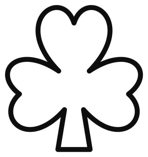 Trifoglio (4) da colorare